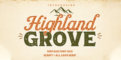 Highland Grove Font Poster 1