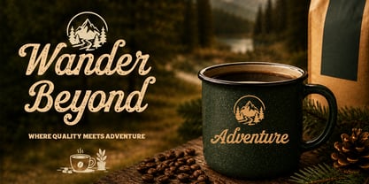 Highland Grove Font Poster 5