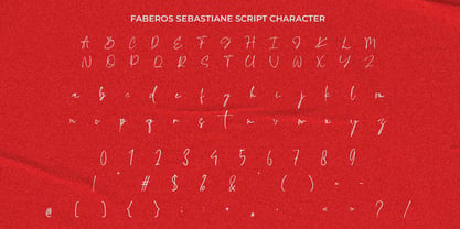 Faberos Sebastine Font Poster 9
