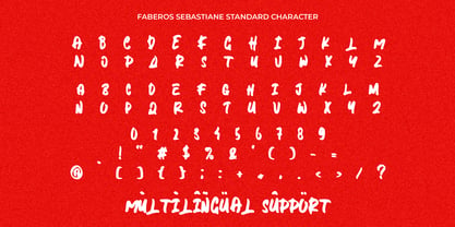 Faberos Sebastine Font Poster 10