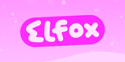 Elfox Font Poster 1