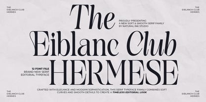 The Eiblanc Club Hermese Font Poster 1