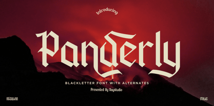 Panderly Font Poster 1