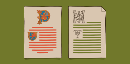 Ulm Initials Font Poster 9