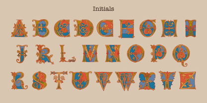 Ulm Initials Font Poster 2