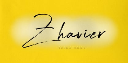 Zhavier Font Poster 1