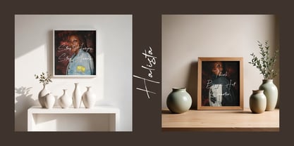 Zhavier Font Poster 8