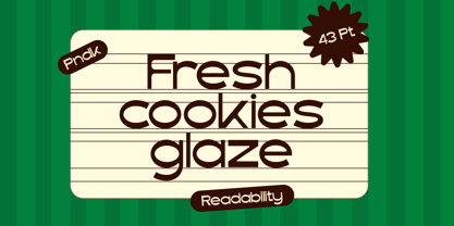 Avoge Font Poster 8