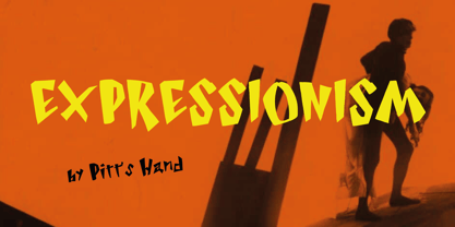 Expressionista Font Poster 3
