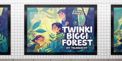 Kancil Font Poster 14