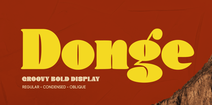 Donge Font Poster 1