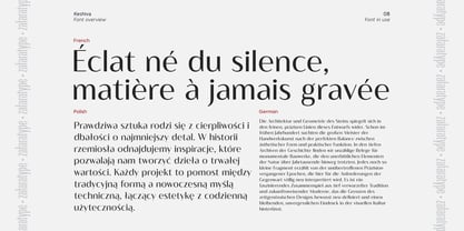 Keshiva Font Poster 8