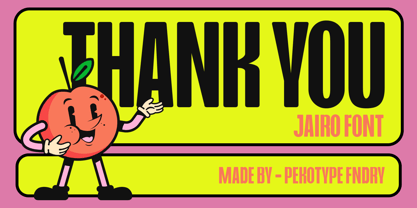 Jairo Font Poster 15