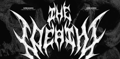 Kreanox Font Poster 4
