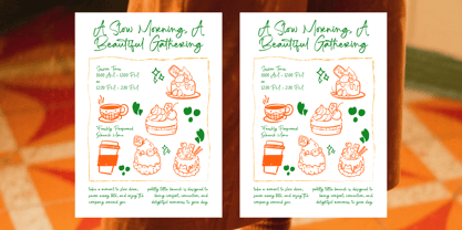 Ronthalyn Font Poster 3