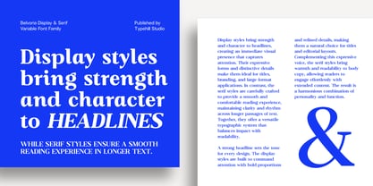 Belvoria Serif Font Poster 6