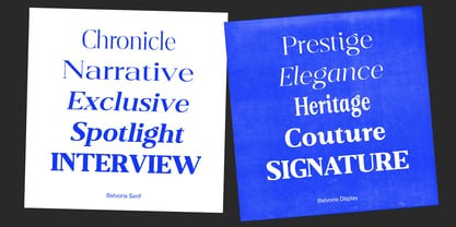 Belvoria Serif Font Poster 7