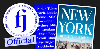 Belvoria Serif Font Poster 8