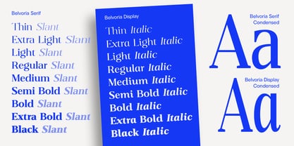 Belvoria Serif Font Poster 2
