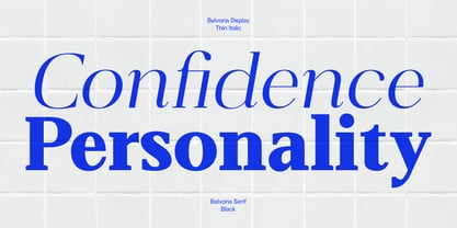 Belvoria Serif Font Poster 5