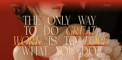 Arosne Font Poster 12