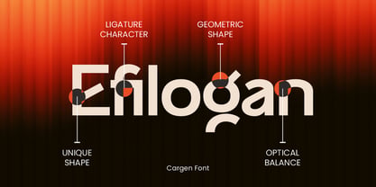 Cargen Font Poster 7
