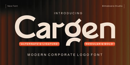 Cargen Font Poster 1
