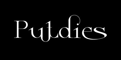 Putdies Font Poster 1