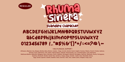 Rhuma Sinera Font Poster 7
