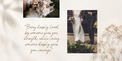 Allura Signature Font Poster 2