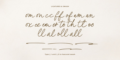 Allura Signature Font Poster 8