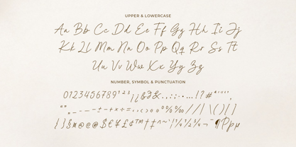 Allura Signature Font Poster 9