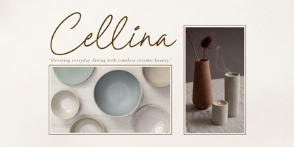 Allura Signature Font Poster 7