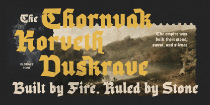 Eldrake Font Poster 3