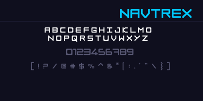 Navtrex Font Poster 5