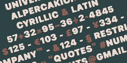 Kniga Font Poster 15