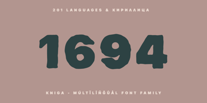 Kniga Font Poster 10