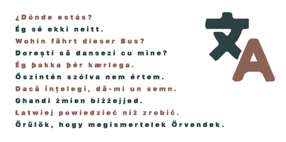 Kniga Font Poster 8