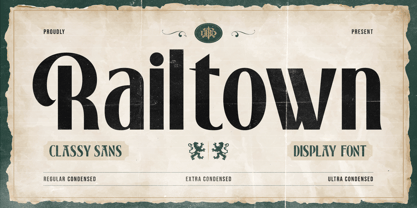 Railtown Font Poster 1