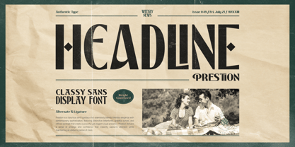 Railtown Font Poster 6