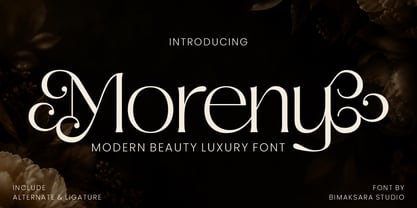 Moreny Font Poster 1