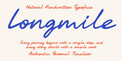 Longmile Font Font Poster 1