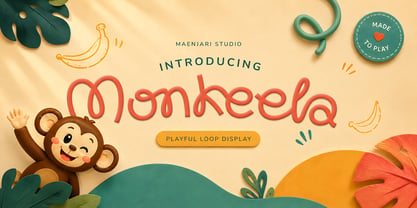 Monkeela Font Poster 1