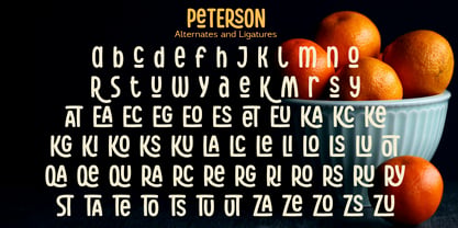 Peterson Font Poster 12