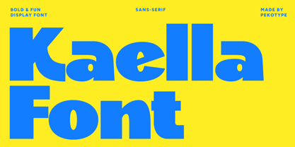 Kaella Font Poster 1