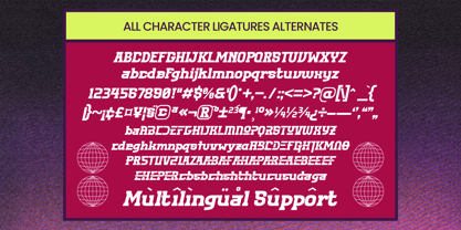 Quantum Orbitals Signal Font Poster 9