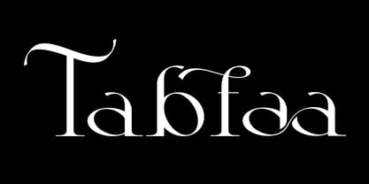 Tabfaa Font Poster 1