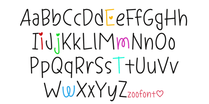 ZFvacation Font Poster 3