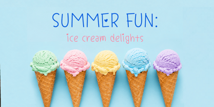 ZFvacation Font Poster 1