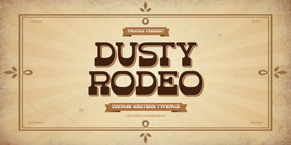 Dusty Rodeo Font Poster 1